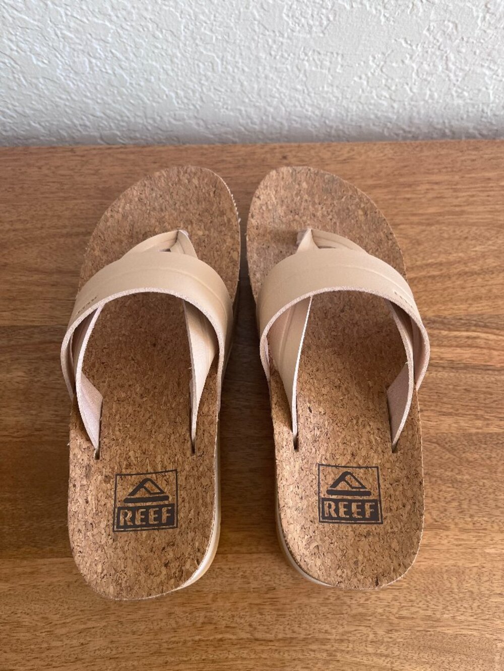 NEW! Reef Vista Higher Savanah Platform Thong Comfort Sandal In Seashell/Nude 5 - Picture 7 of 14